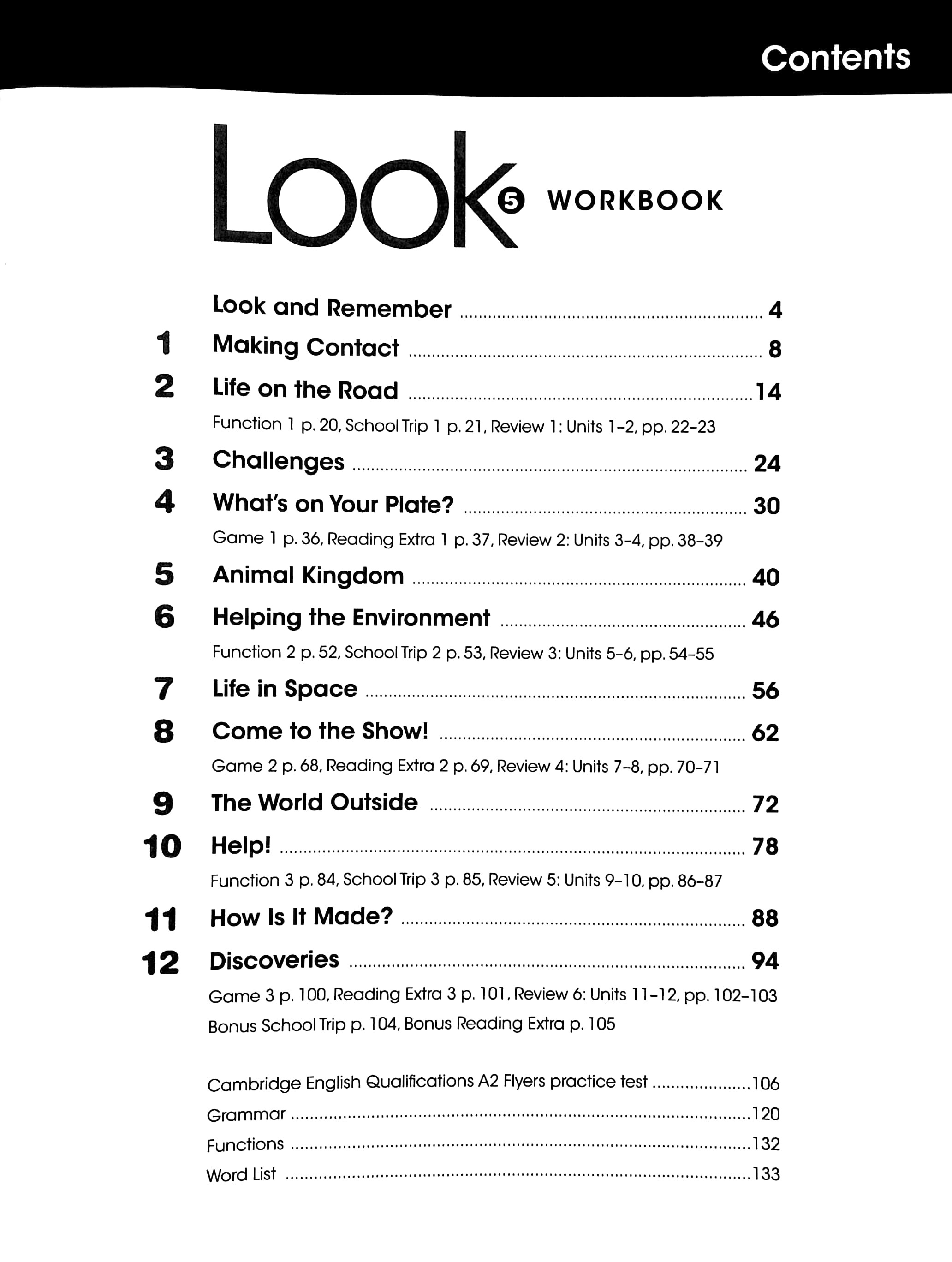 look 5 - workbook with online practice (bre)