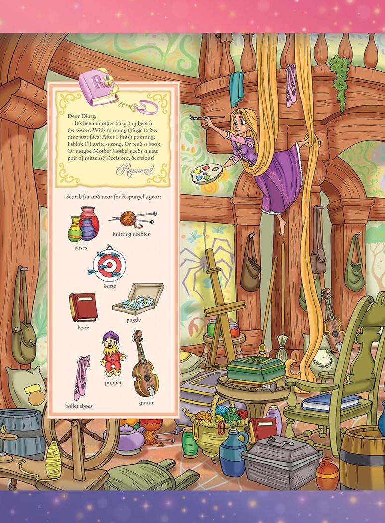 Look And Find - Midi Disney Princess Find The Magic