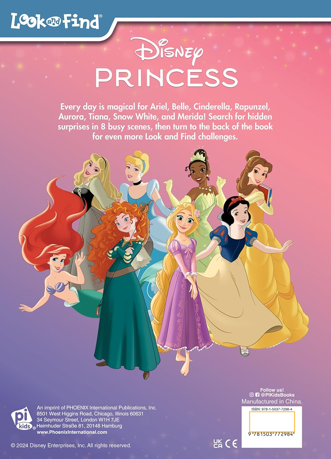 Look And Find - Midi Disney Princess Find The Magic
