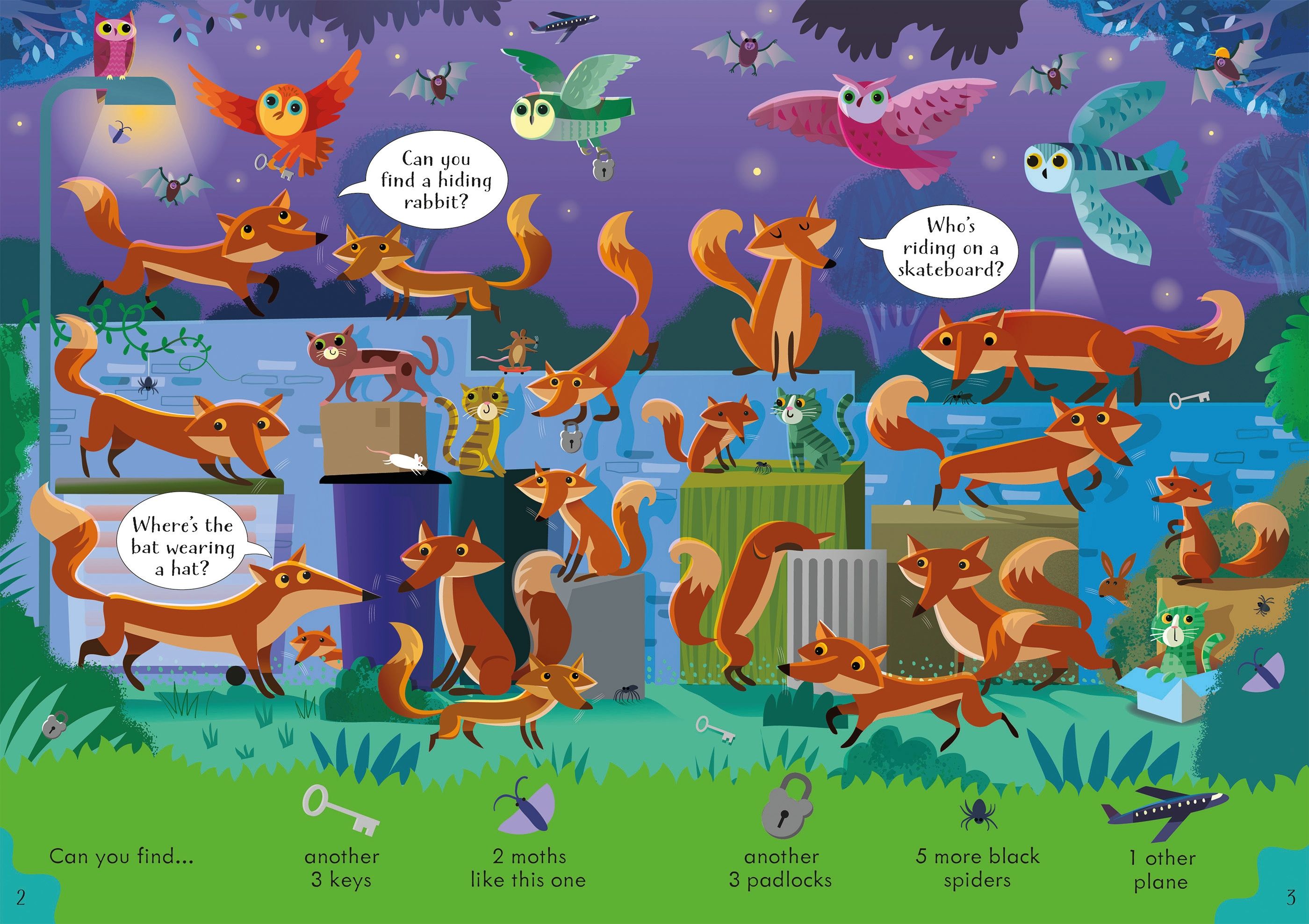 look and find puzzles night time