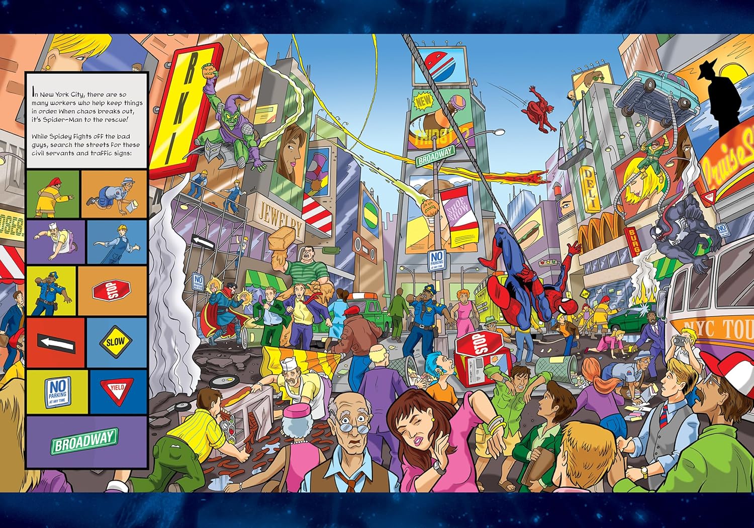 Look And Find Sticker Book Marvel Heroes And Villains