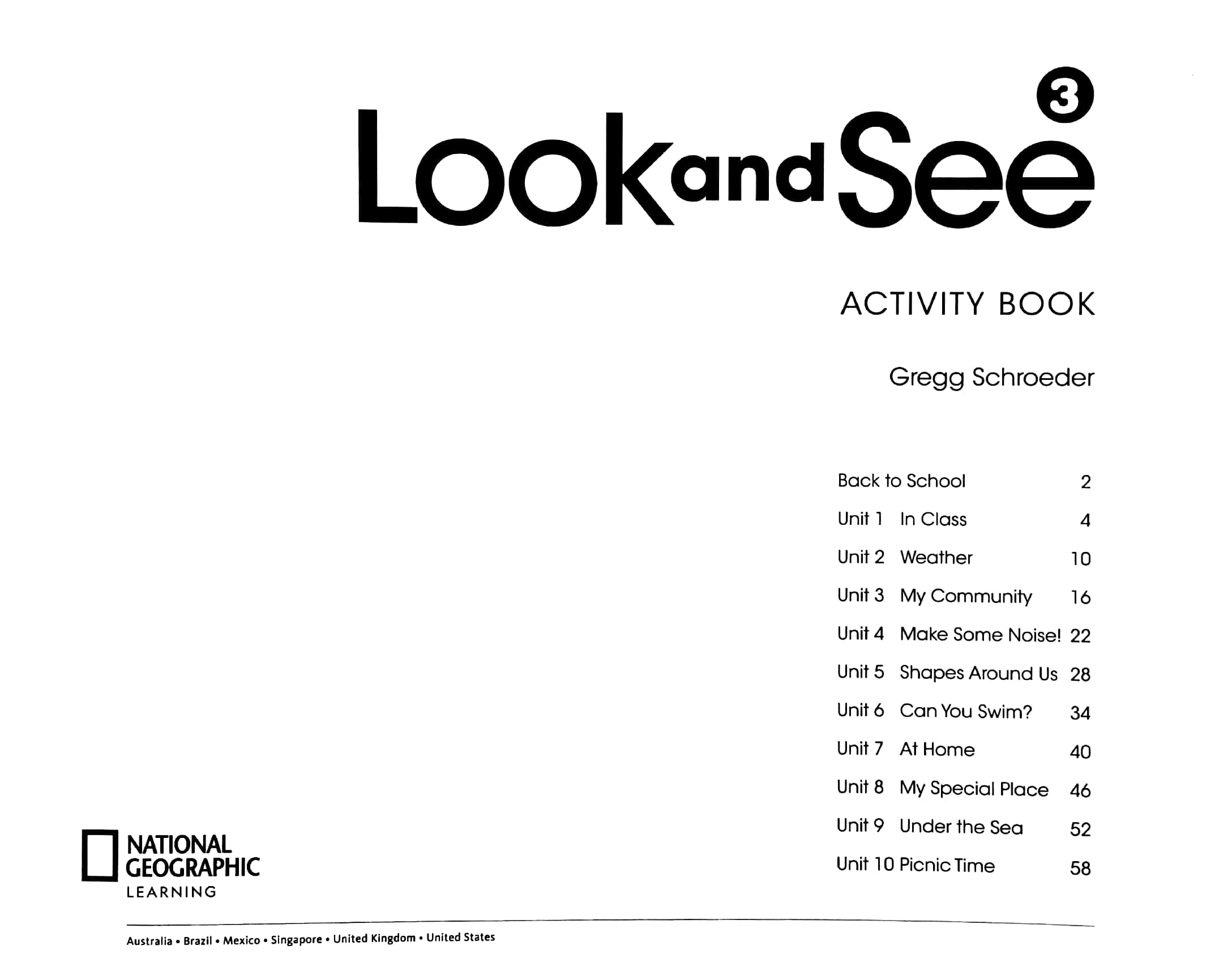 look and see 3: activity book