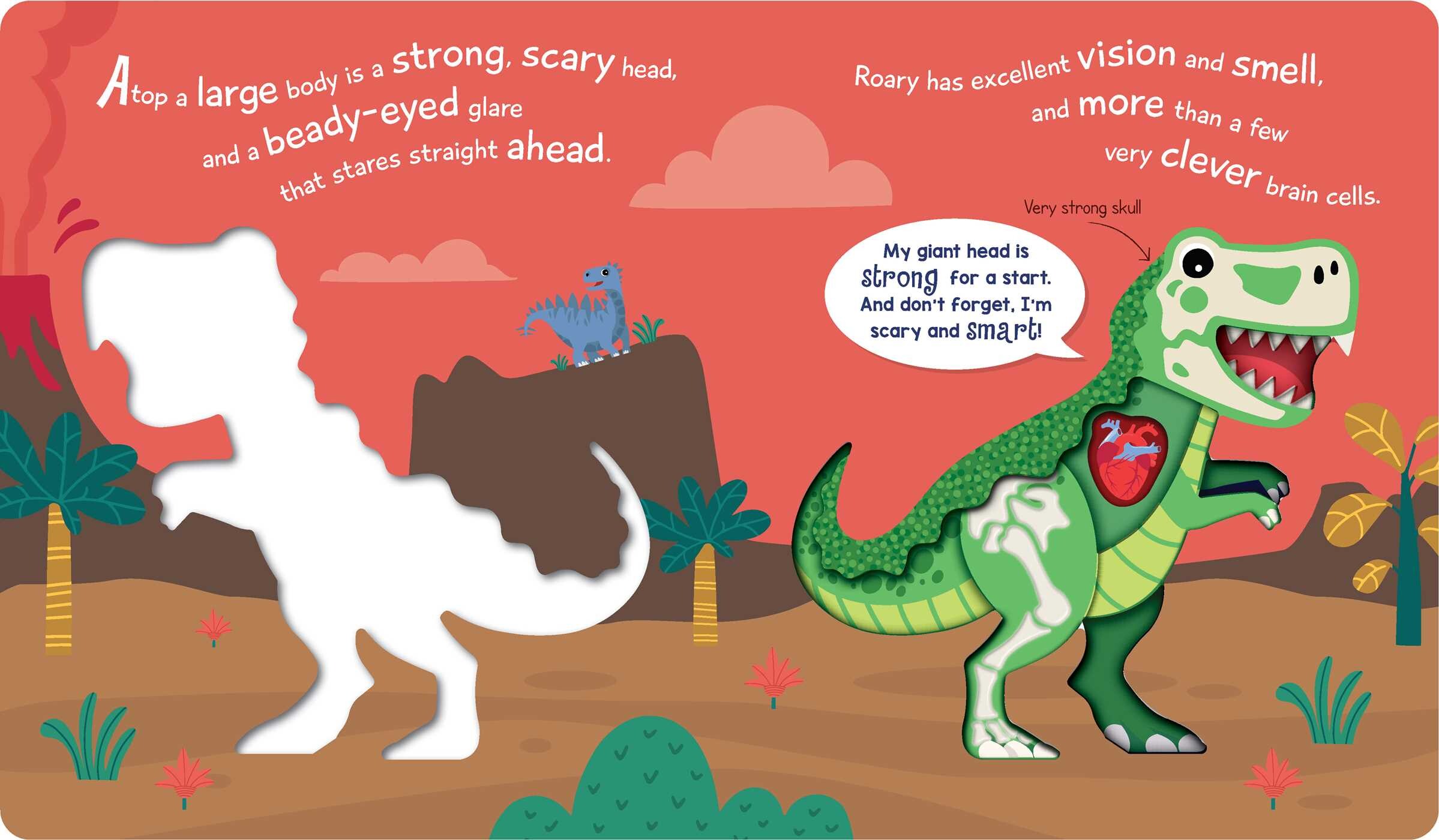 look inside - roary the dinosaur