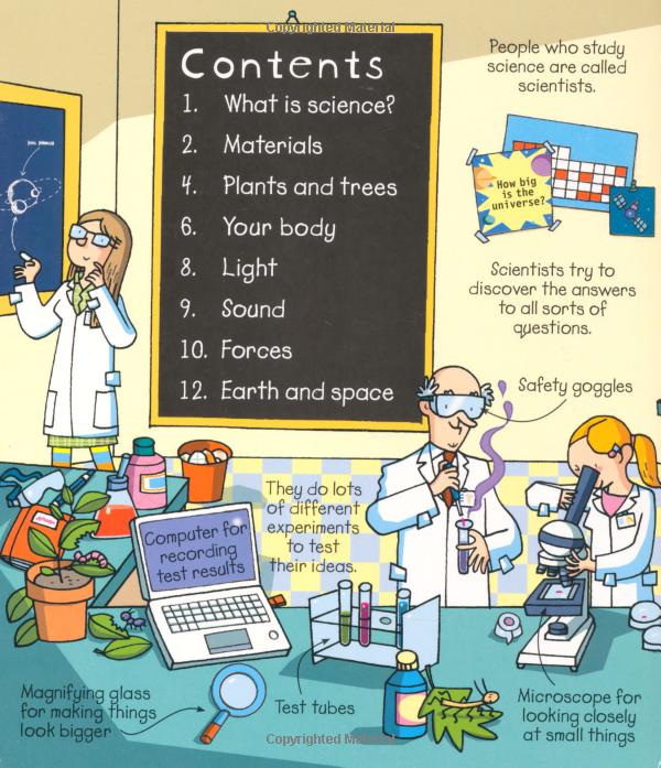 look inside: science