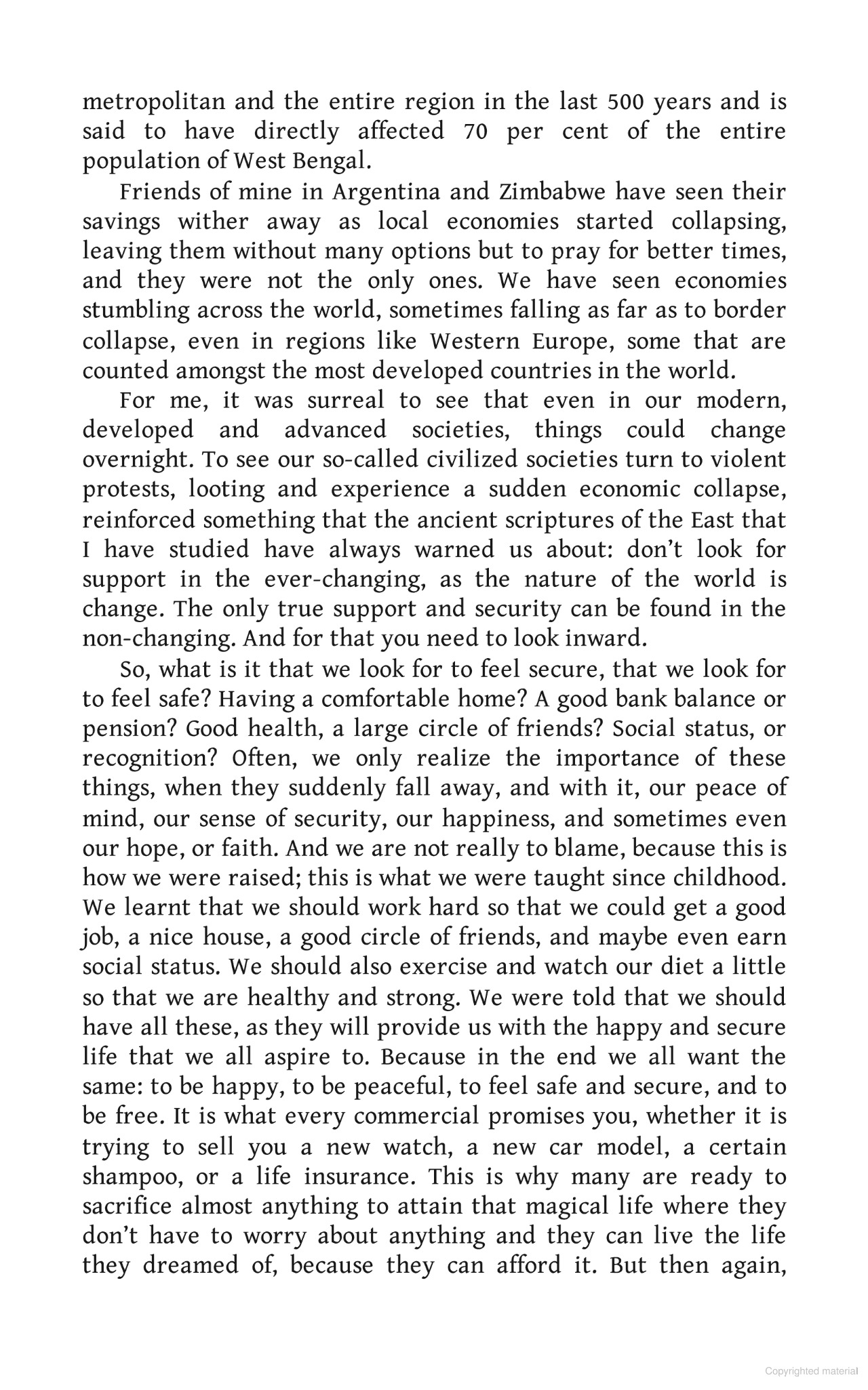 looking inward - how to find calm in a chaotic world