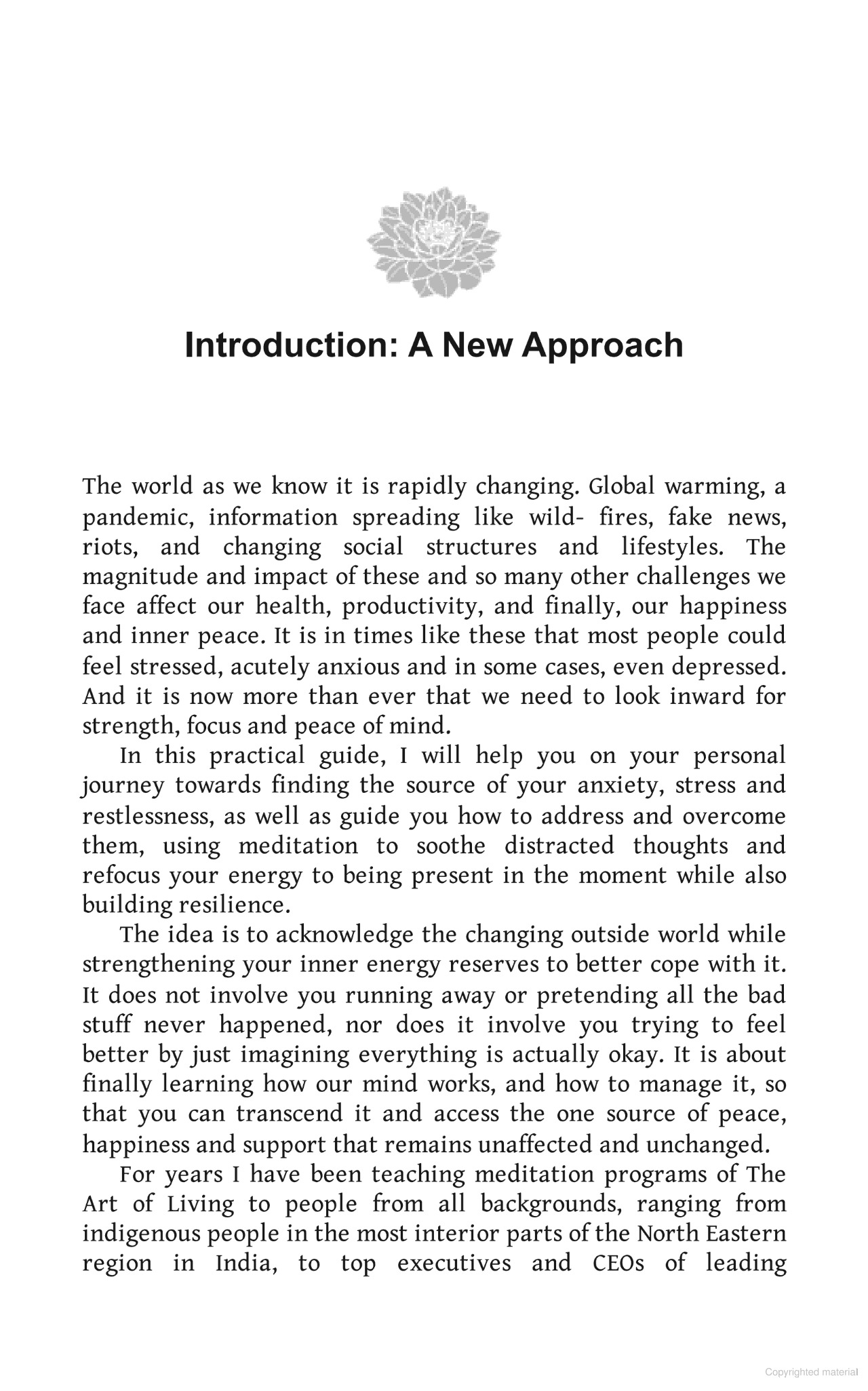 looking inward - how to find calm in a chaotic world