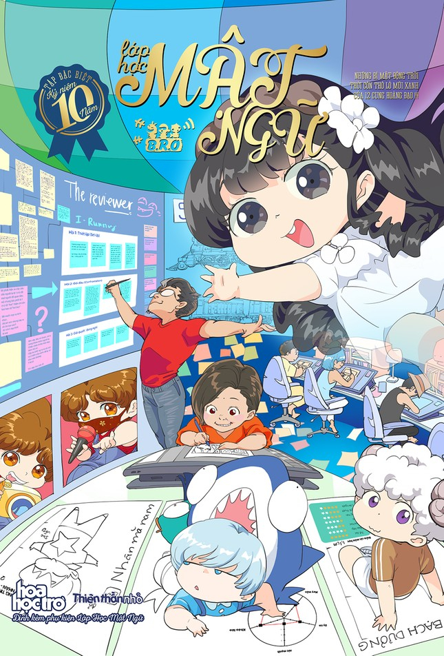 lớp học mật ngữ - tập đặc biệt kỷ niệm 10 năm - thư mời đặc biệt gửi đến cạ cứng 10 năm - tặng kèm lịch mini ngẫu nhiên