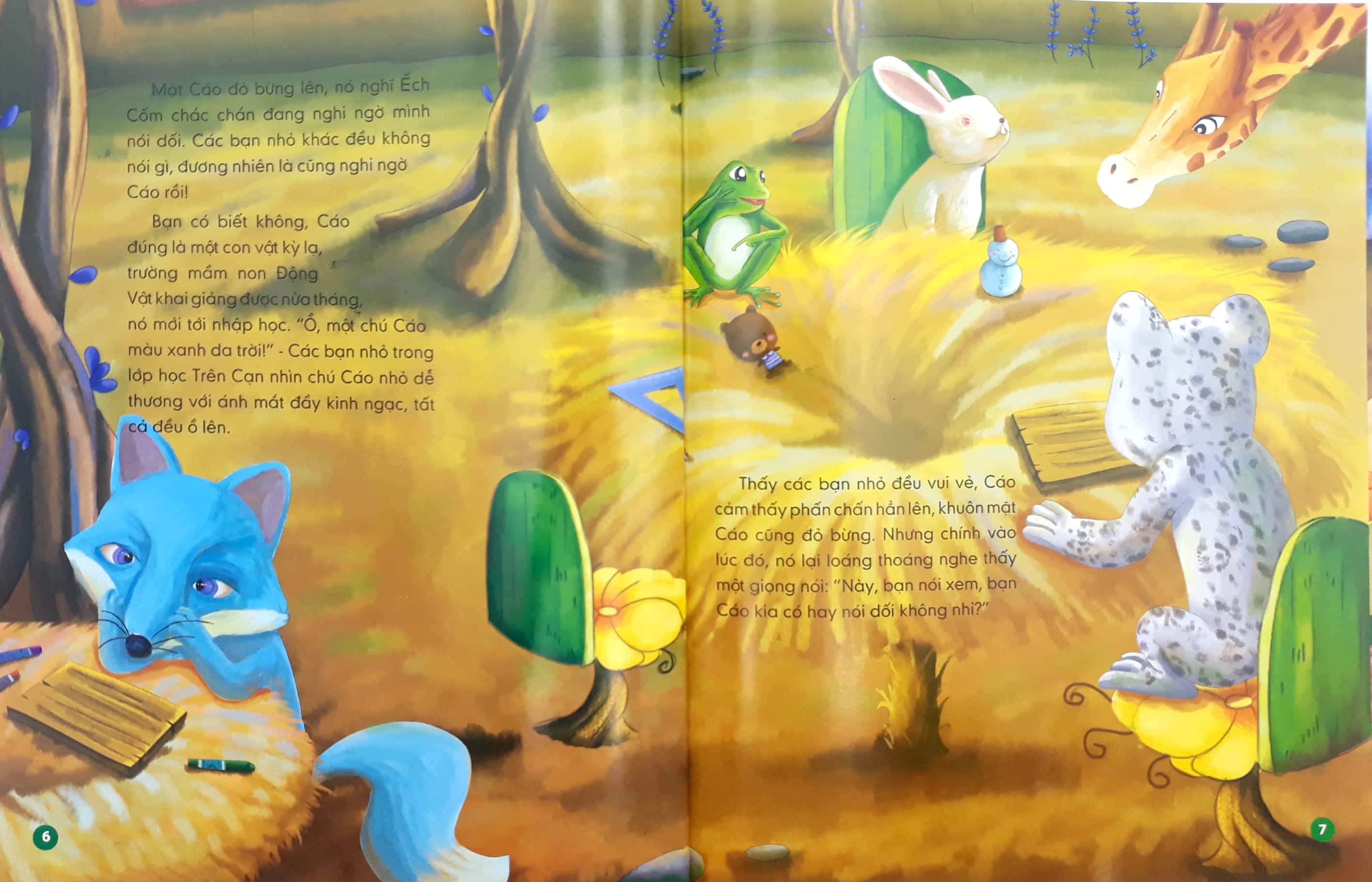 Lớp Học Trên Cạn - Cáo Nhỏ Và Quả Hải Đường Thần Kỳ
