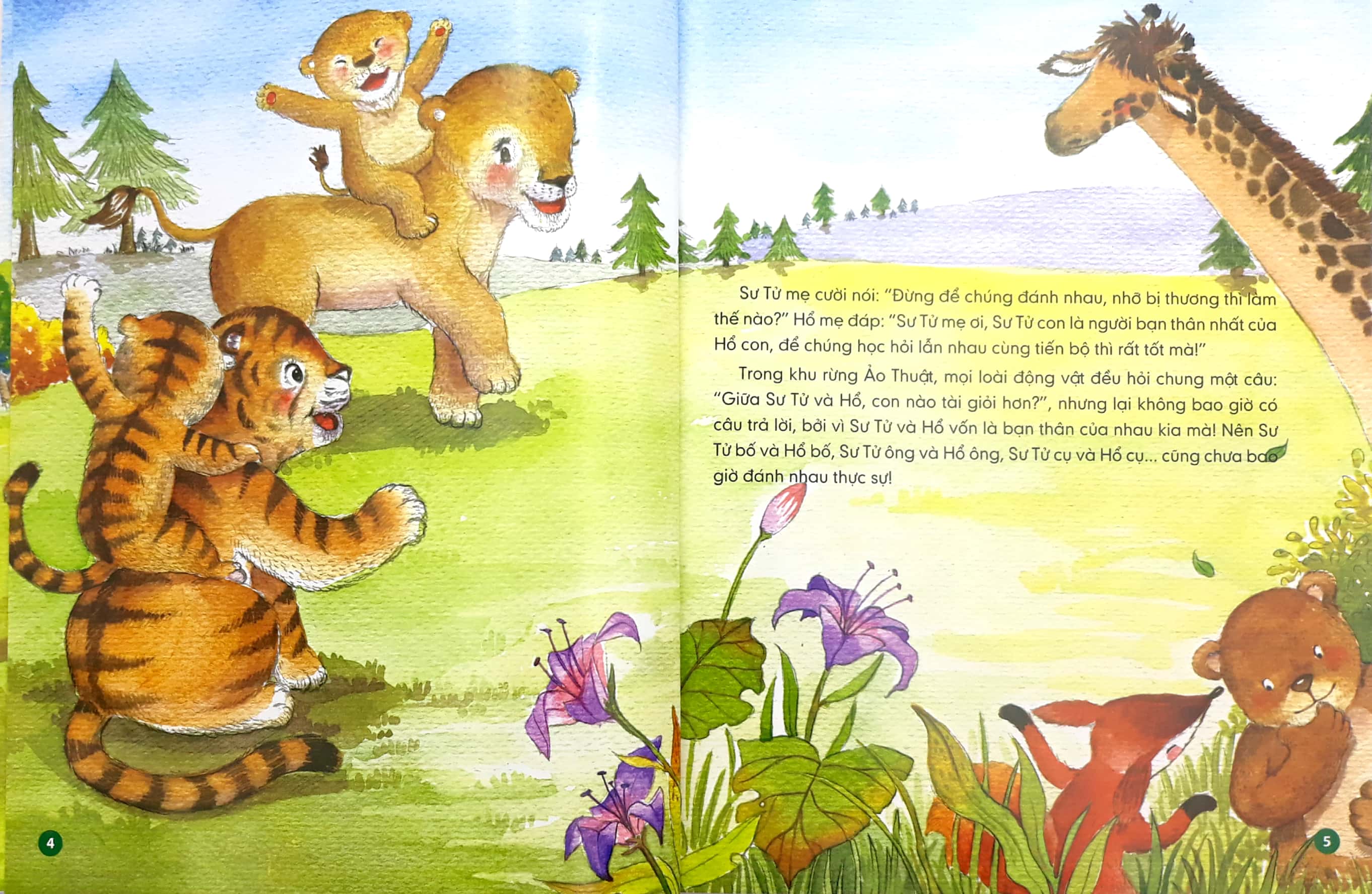 Lớp Học Trên Cạn - Trận Chiến Của Sư Tử Con Và Hổ Con