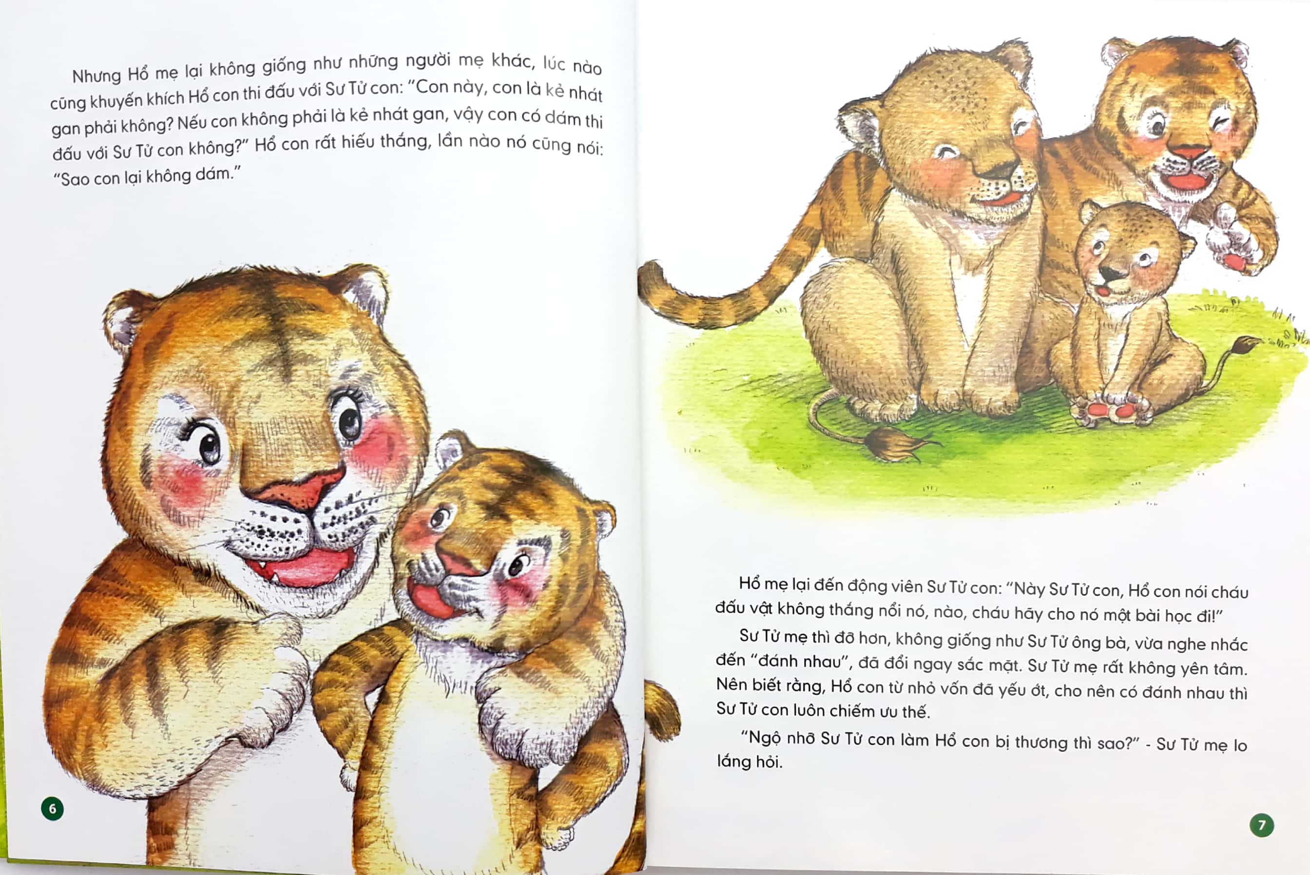 Lớp Học Trên Cạn - Trận Chiến Của Sư Tử Con Và Hổ Con