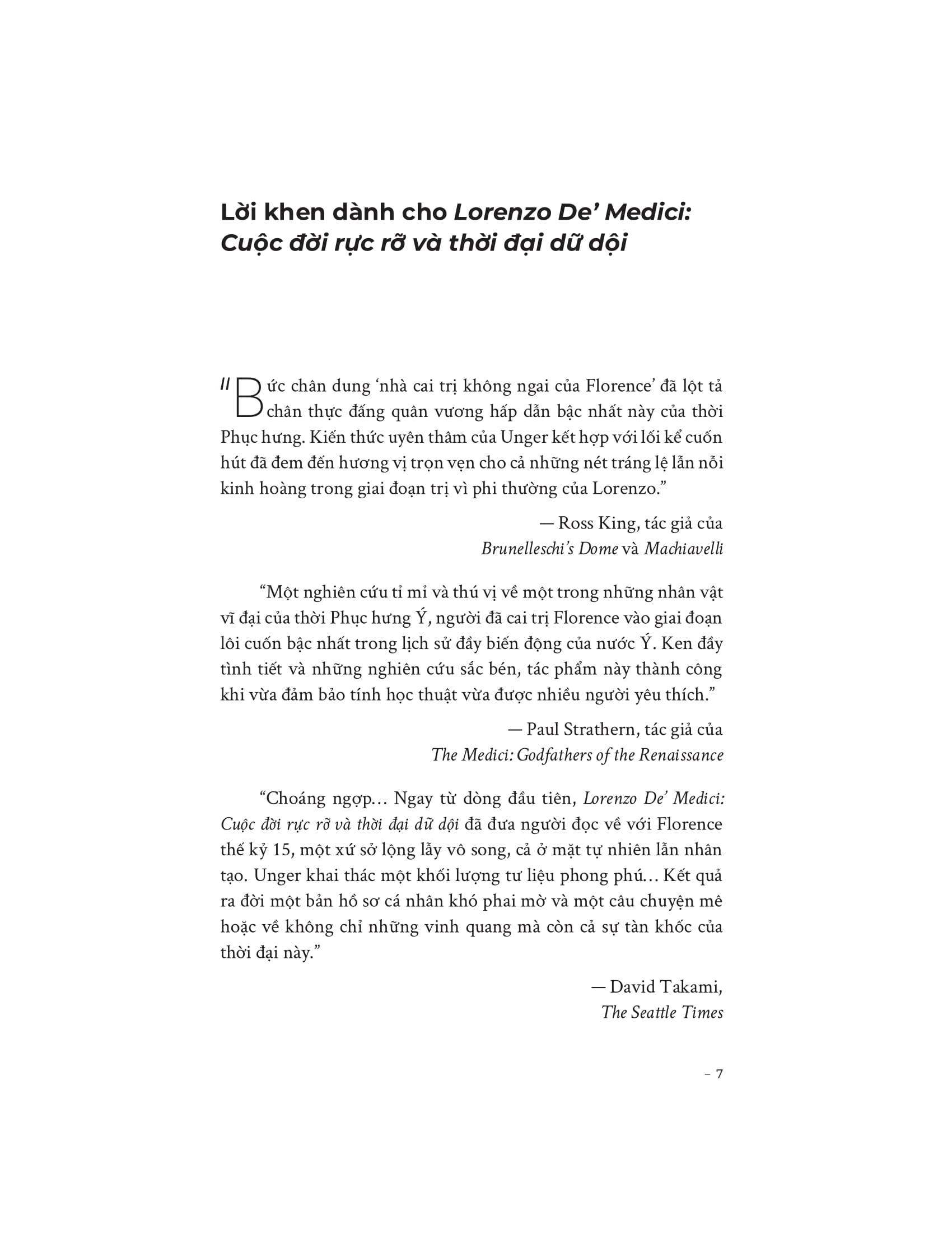 Lorenzo De’ Medici - Cuộc Đời Rực Rỡ Và Thời Đại Dữ Dội
