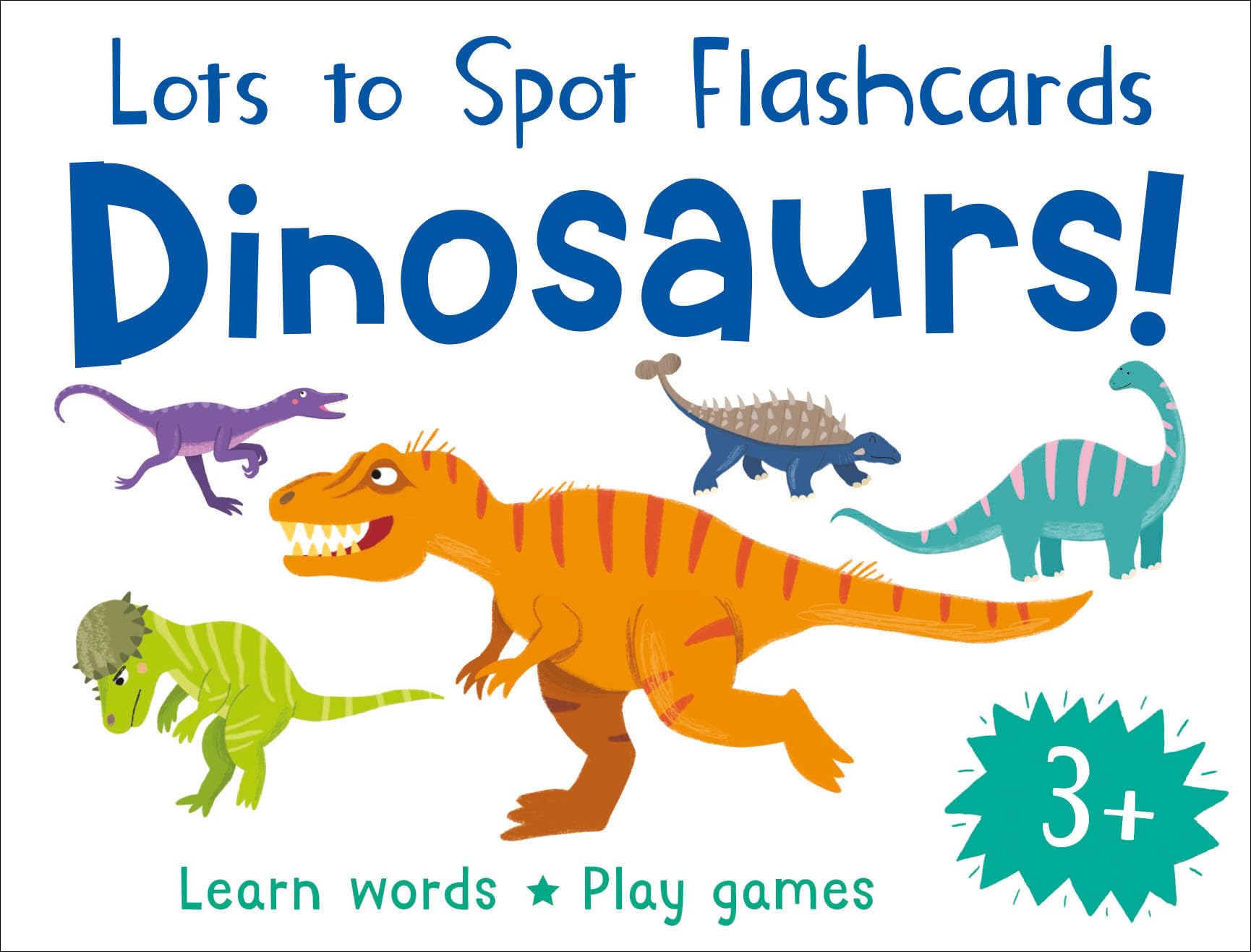 lots to spot flashcards - dinosaurs!
