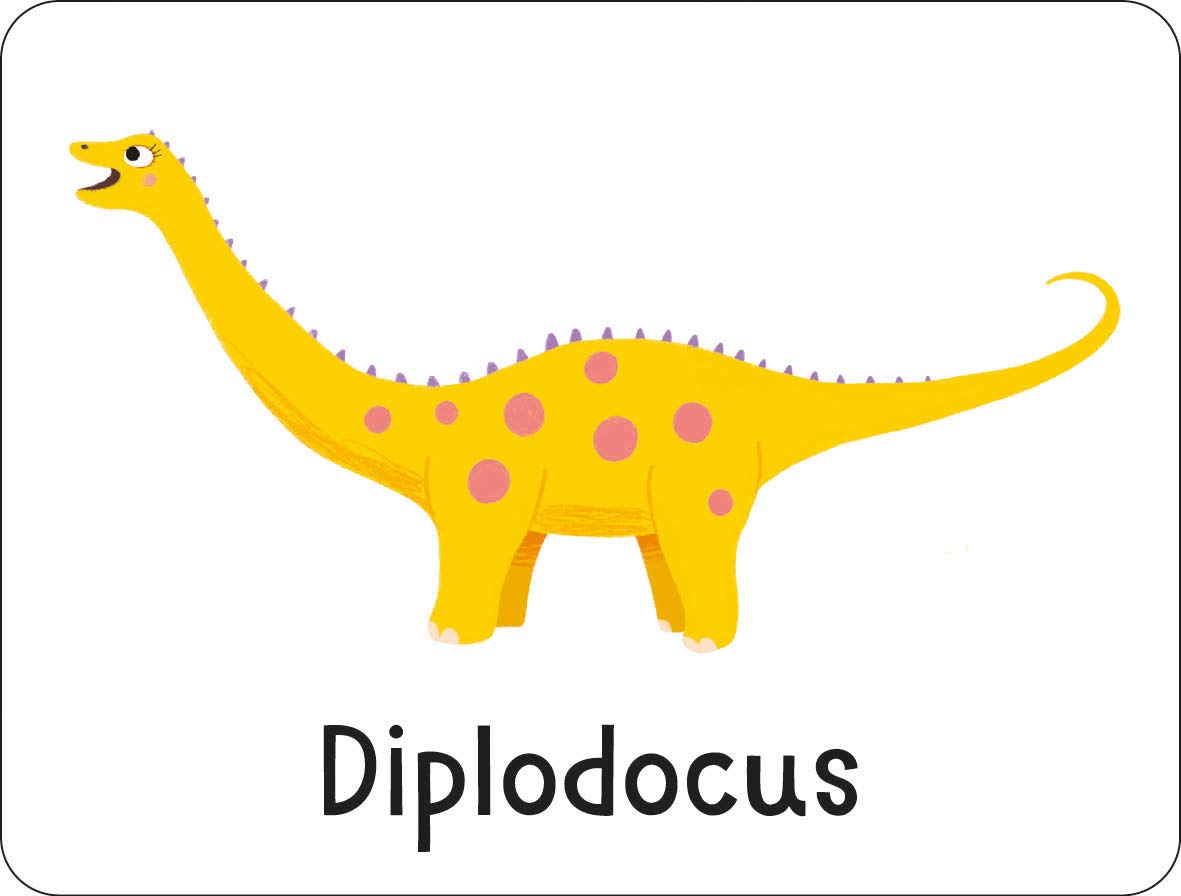 lots to spot flashcards - dinosaurs!