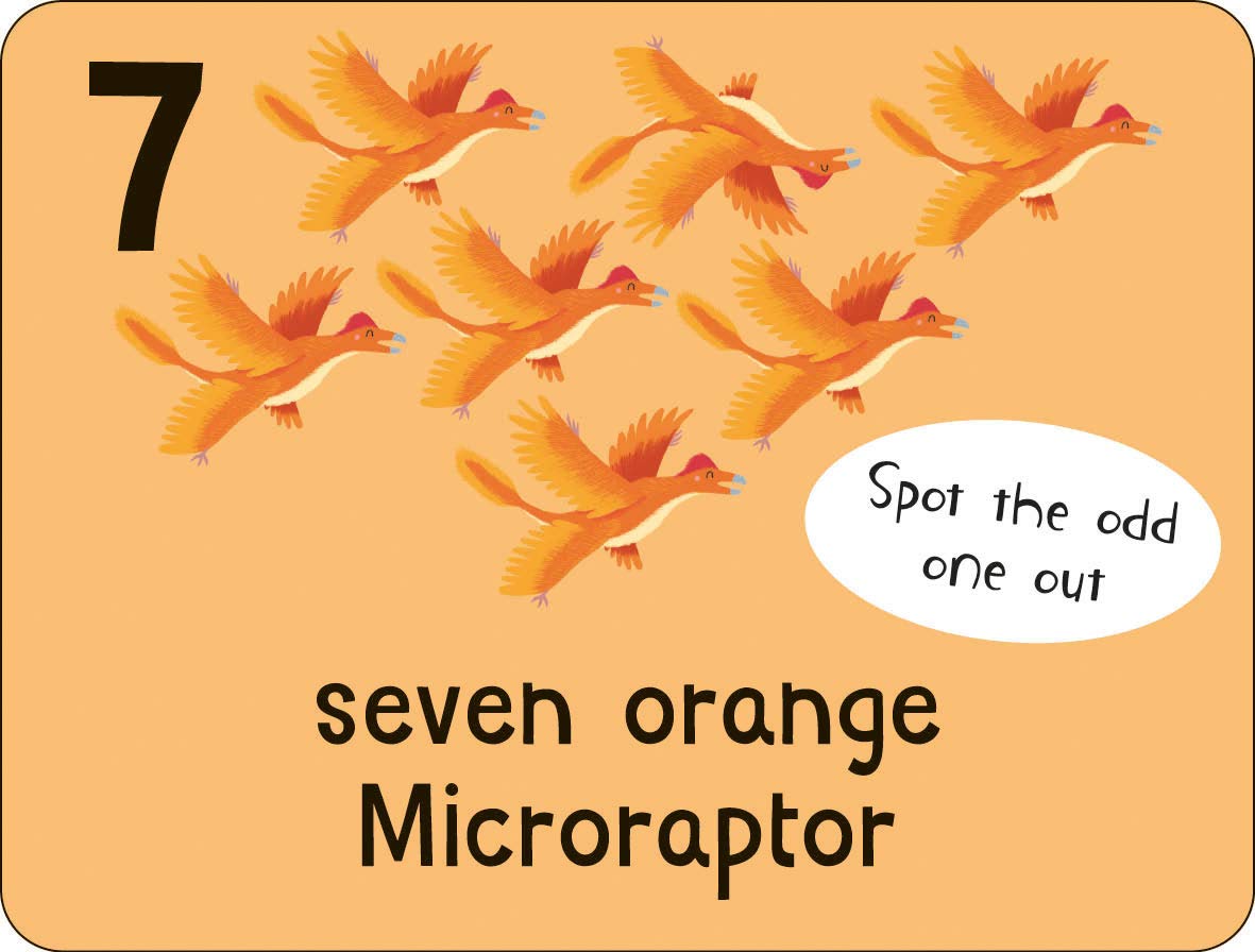 lots to spot flashcards - dinosaurs!