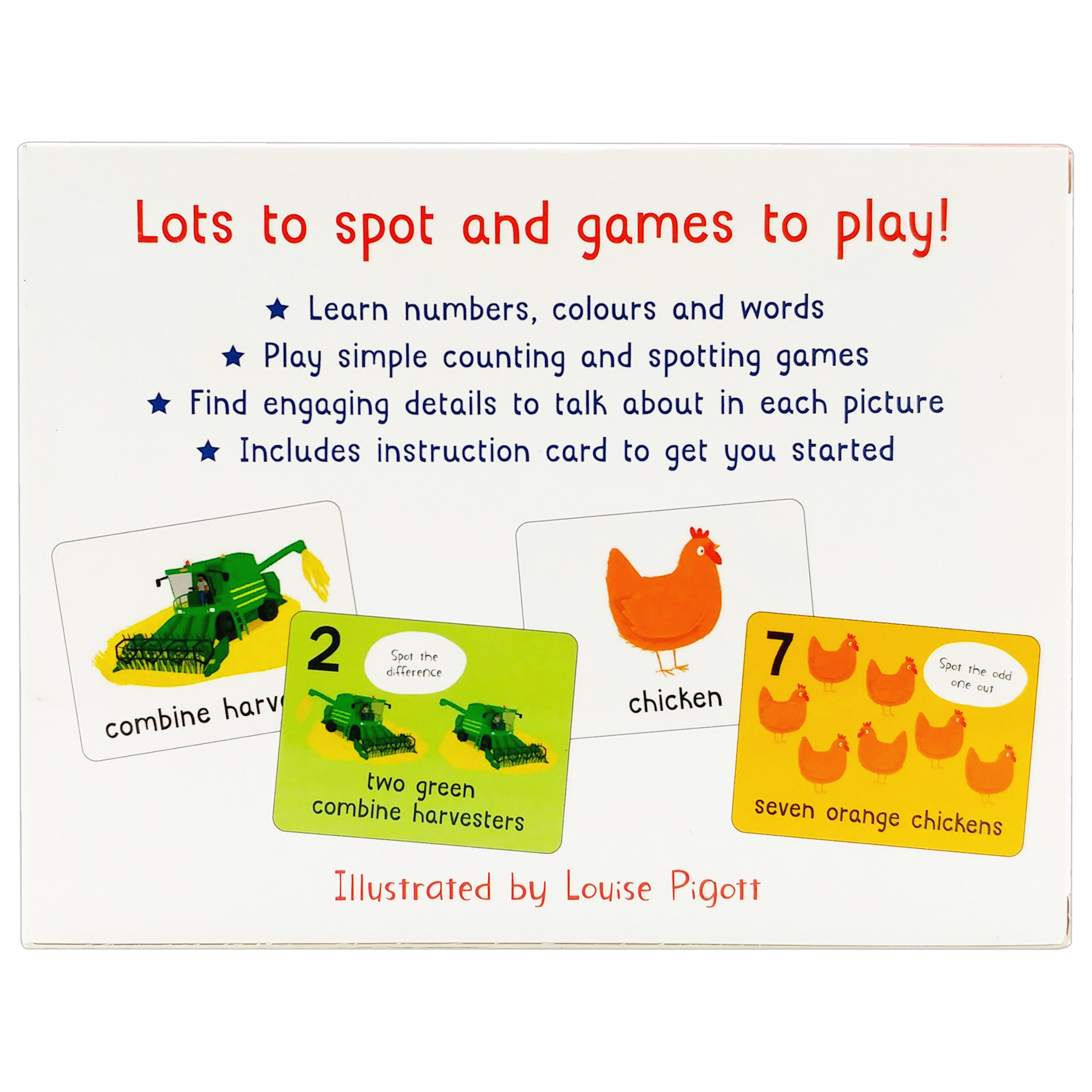 lots to spot flashcards: on the farm!