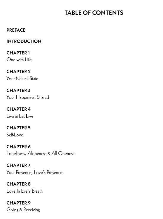 love from the inside out