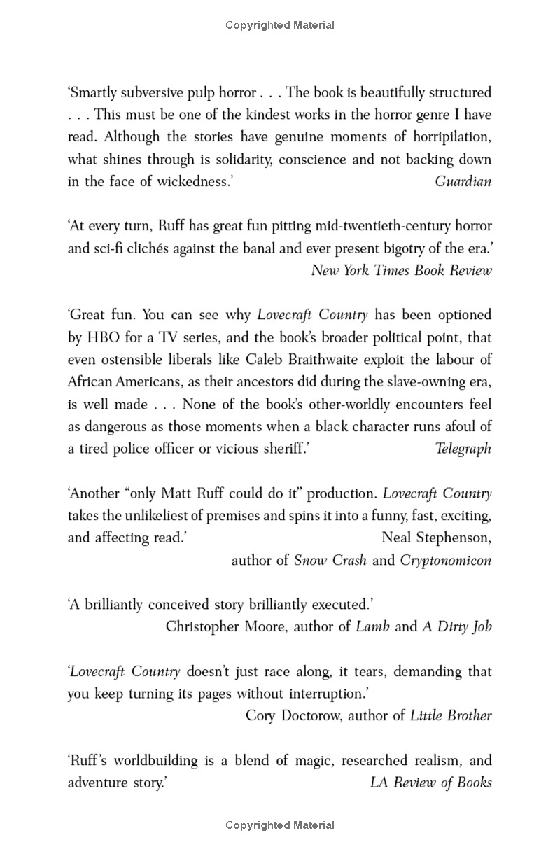 lovecraft country: tv tie-in