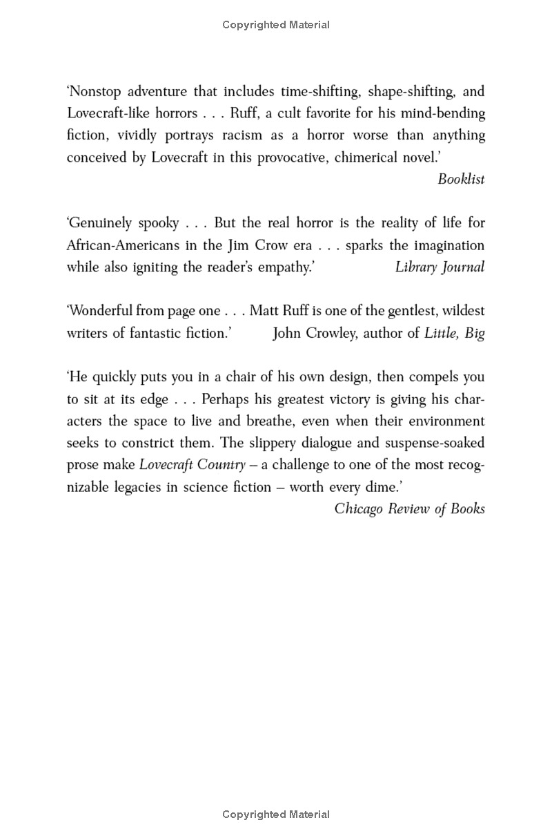 lovecraft country: tv tie-in