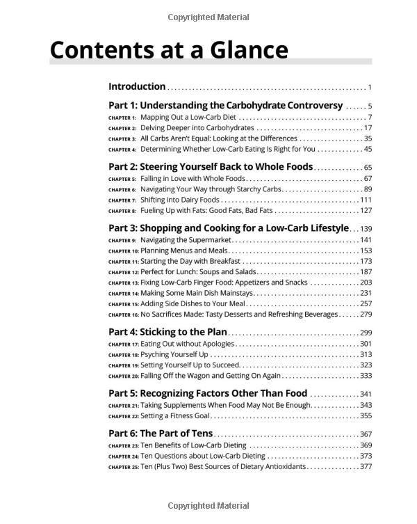 low-carb diet for dummies 2nd edition