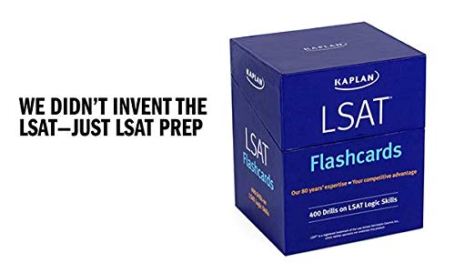 lsat prep flashcards: 400 drills on lsat logic skills (kaplan test prep)