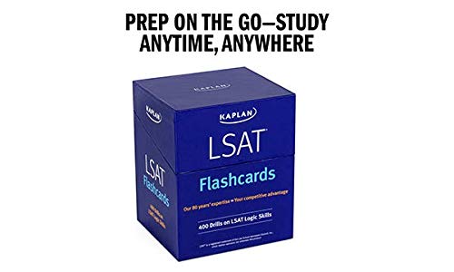 lsat prep flashcards: 400 drills on lsat logic skills (kaplan test prep)