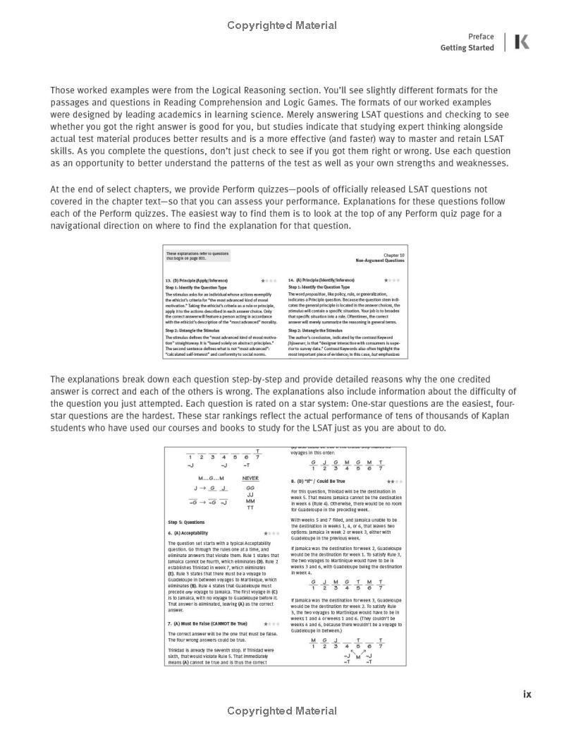 lsat prep plus 2023: strategies for every section + real lsat questions + online (kaplan test prep)