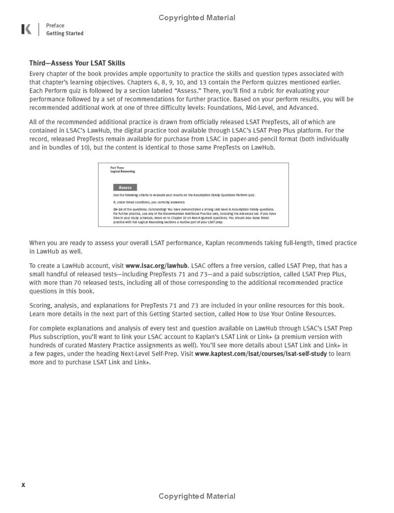 lsat prep plus 2023: strategies for every section + real lsat questions + online (kaplan test prep)