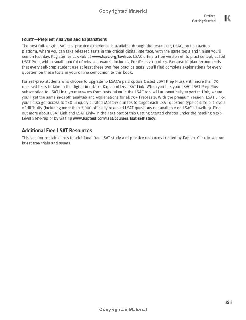 lsat prep plus 2023: strategies for every section + real lsat questions + online (kaplan test prep)