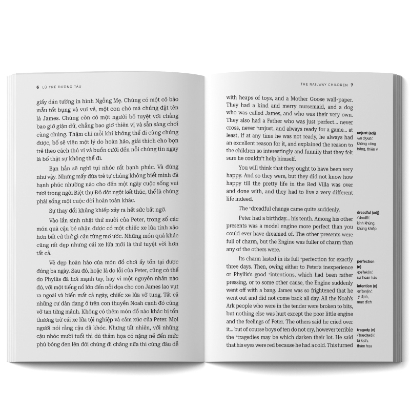 lũ trẻ đường tàu - the railway children - song ngữ việt-anh