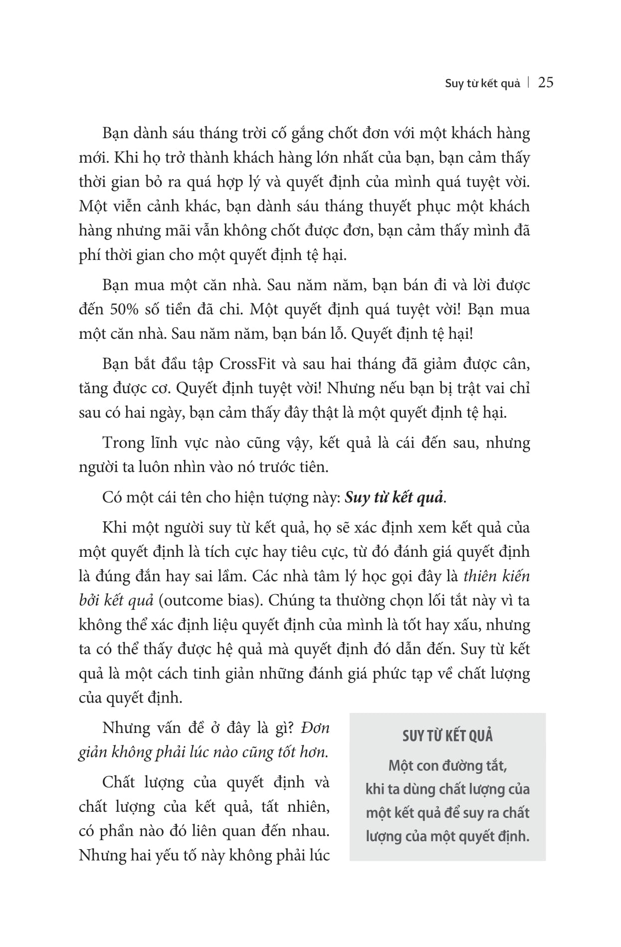 lựa chọn đúng quan trọng hơn nỗ lực