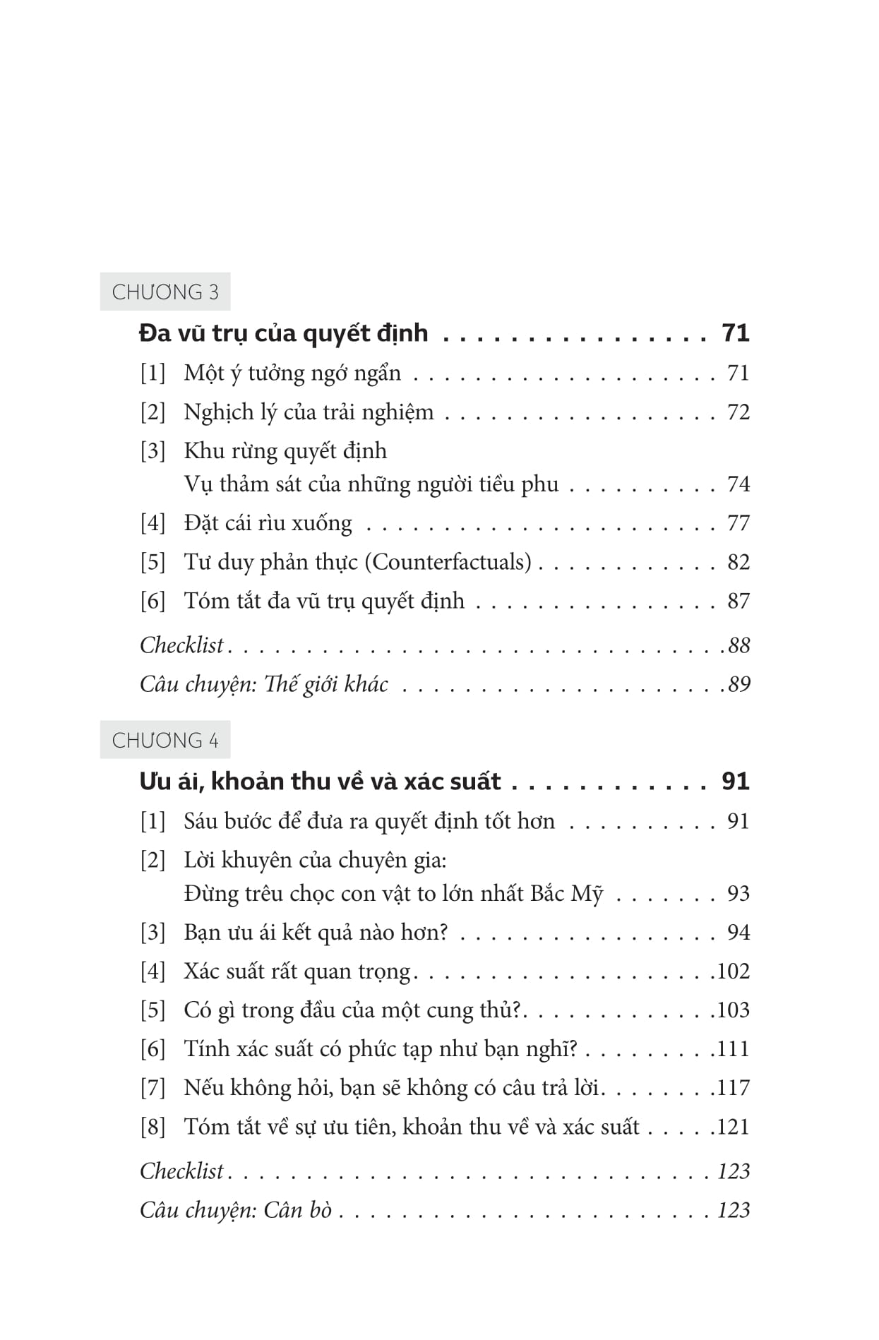 lựa chọn đúng quan trọng hơn nỗ lực