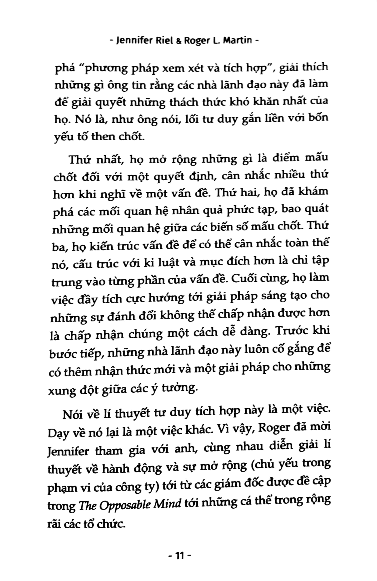 lựa chọn thông minh trong kinh doanh