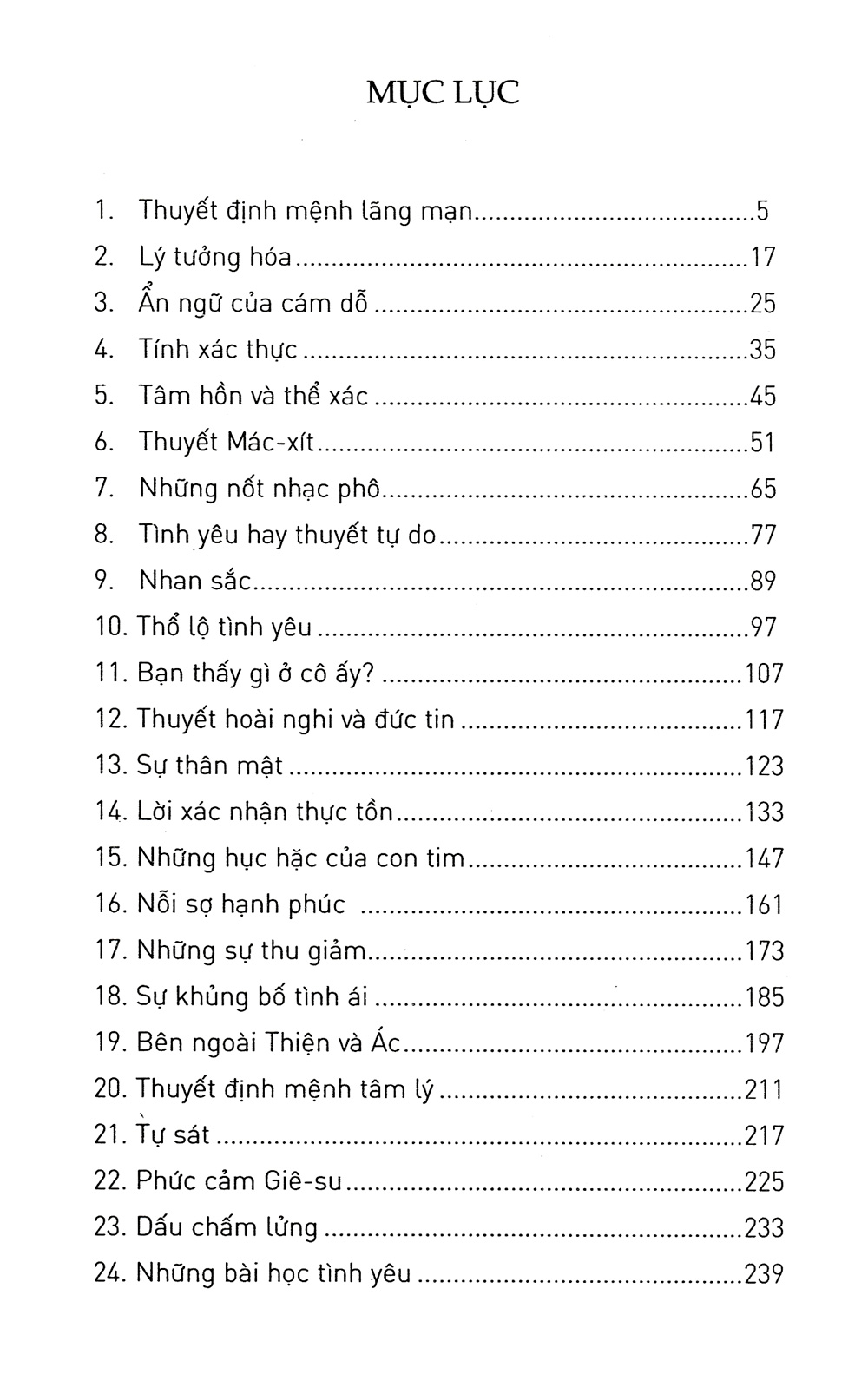 luận về yêu