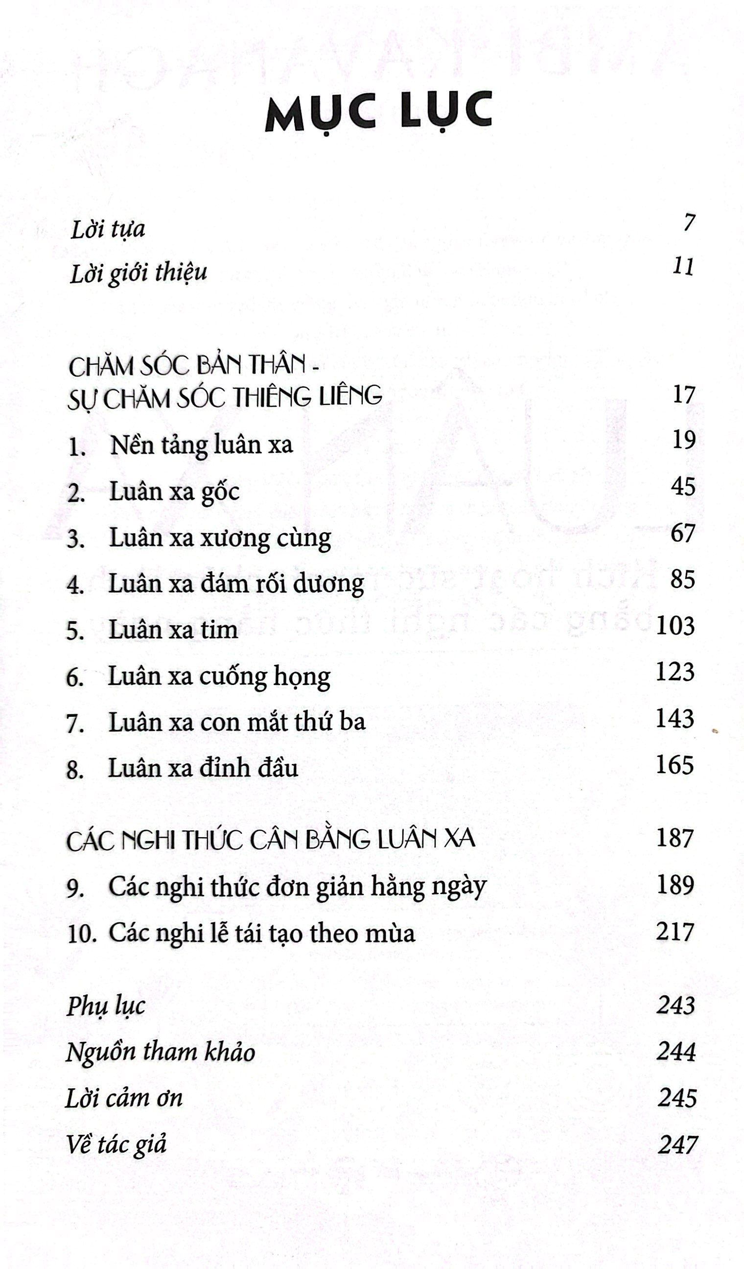 luân xa - kích hoạt sức mạnh chữa lành bằng các nghi thức hằng ngày