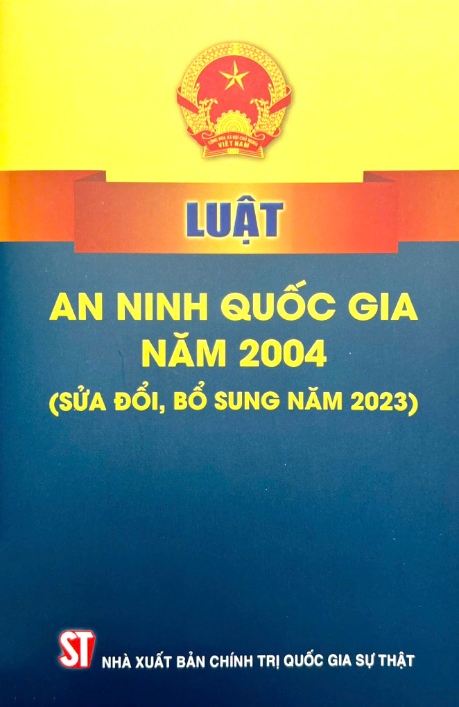 luật an ninh quốc gia năm 2004 (sửa đổi, bổ sung năm 2023)
