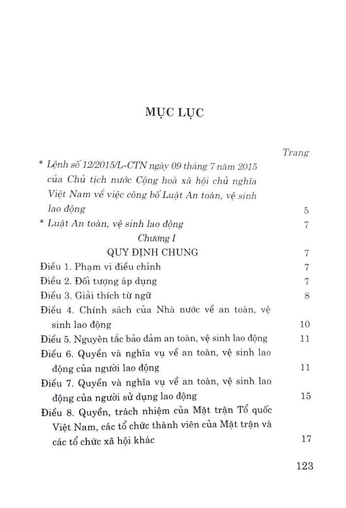luật an toàn, vệ sinh lao động (hiện hành) (tái bản 2024)