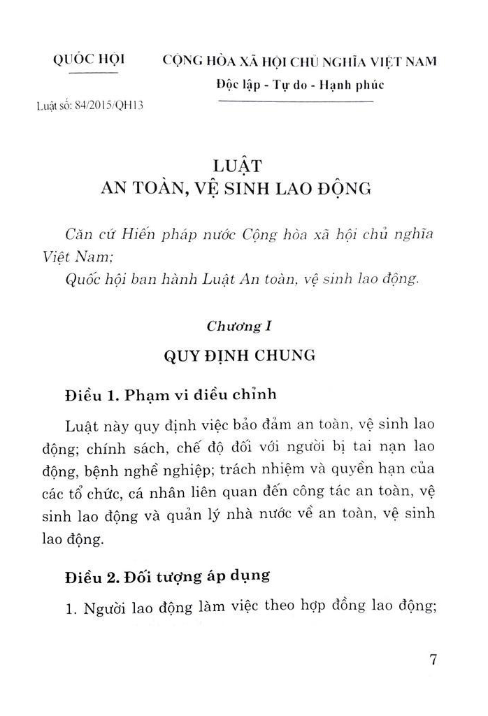 luật an toàn, vệ sinh lao động (hiện hành) (tái bản 2024)