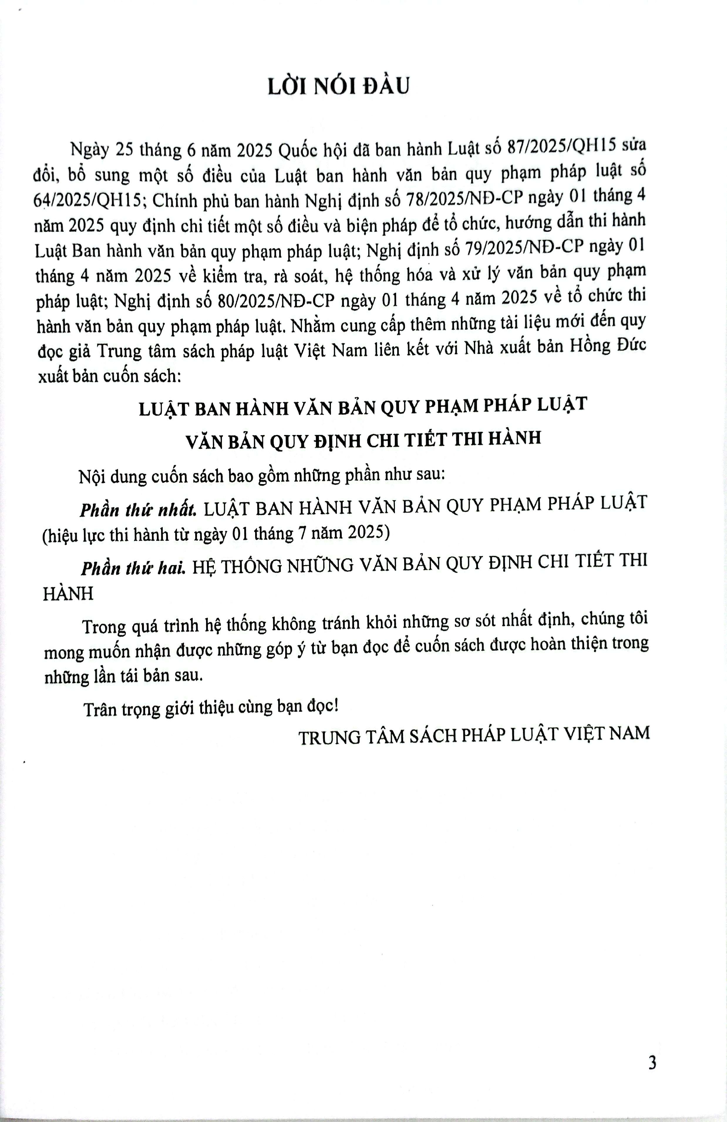 Luat Ban Hanh Cac Van Ban Quy Pham Phap Luat - Van Ban Quy Dinh Chi Tiet Thi Hanh