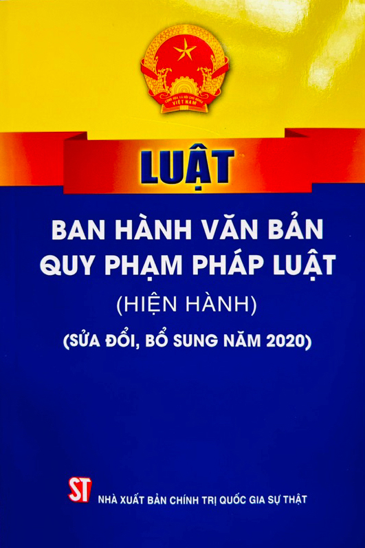 luật ban hành văn bản quy phạm pháp luật (hiện hành) (sửa đổi, bổ sung năm 2020)