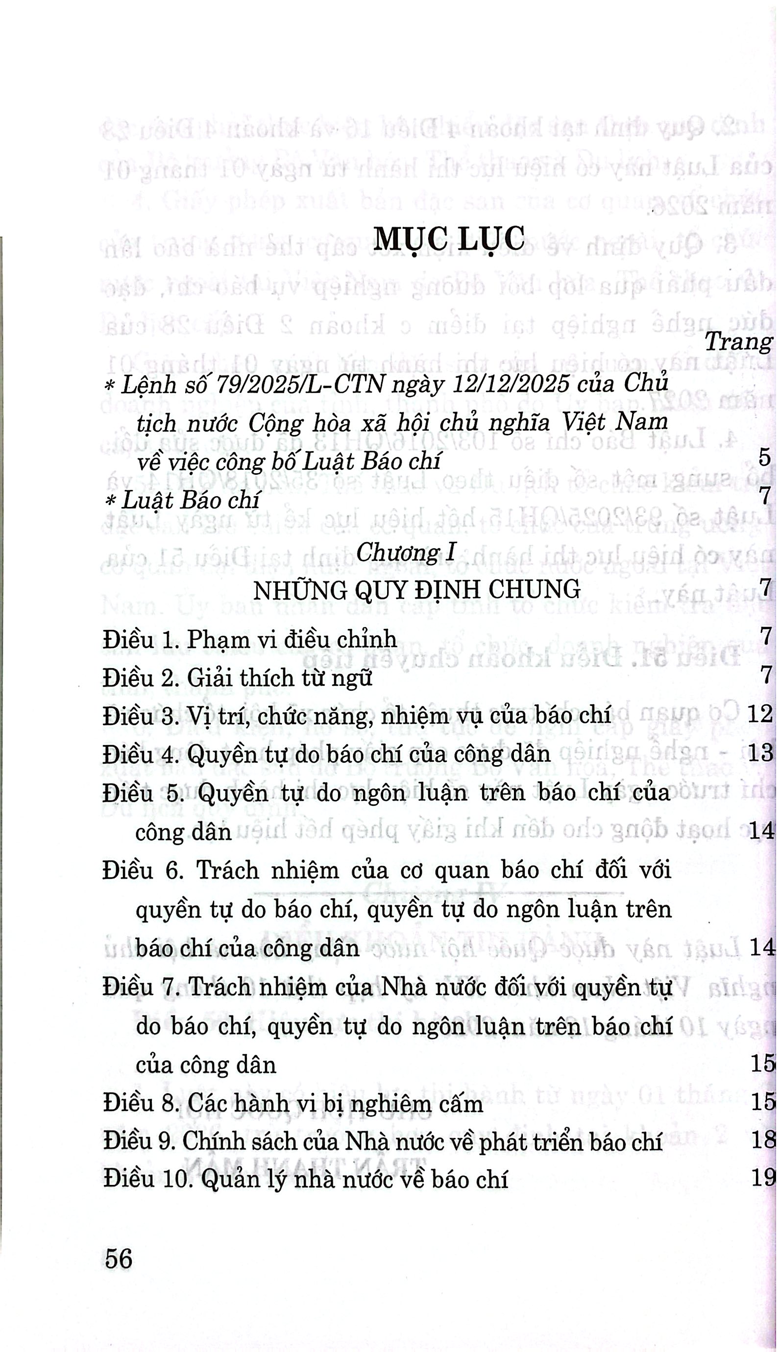Luật Báo Chí Năm 2025