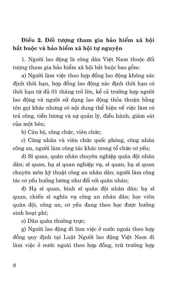 luật bảo hiểm xã hội 2024