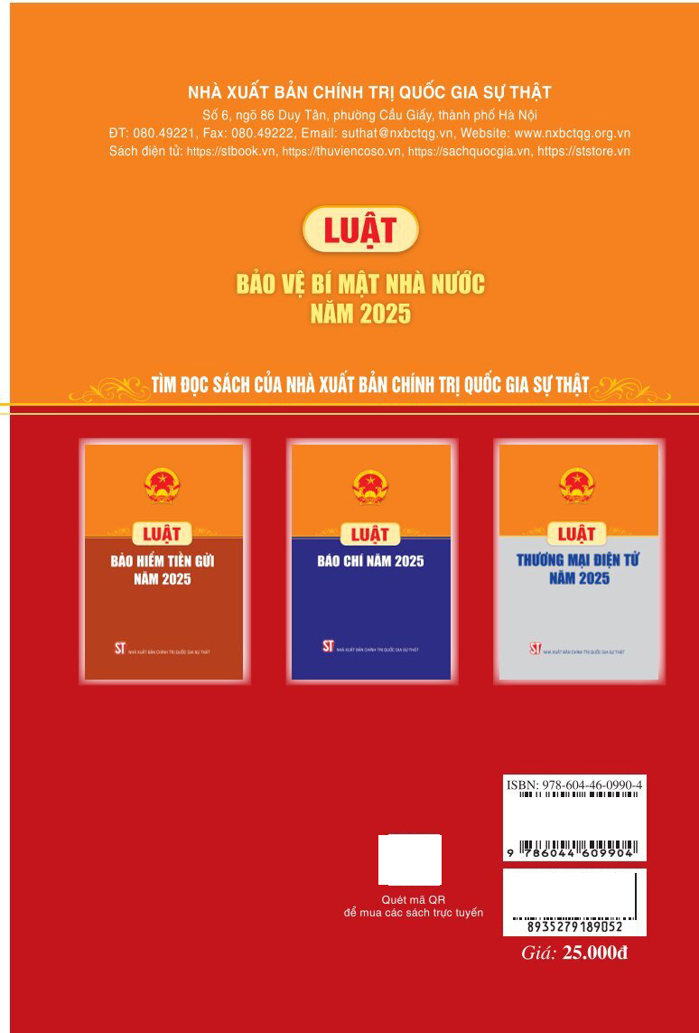 Luật Bảo Vệ Bí Mật Nhà Nước Năm 2025