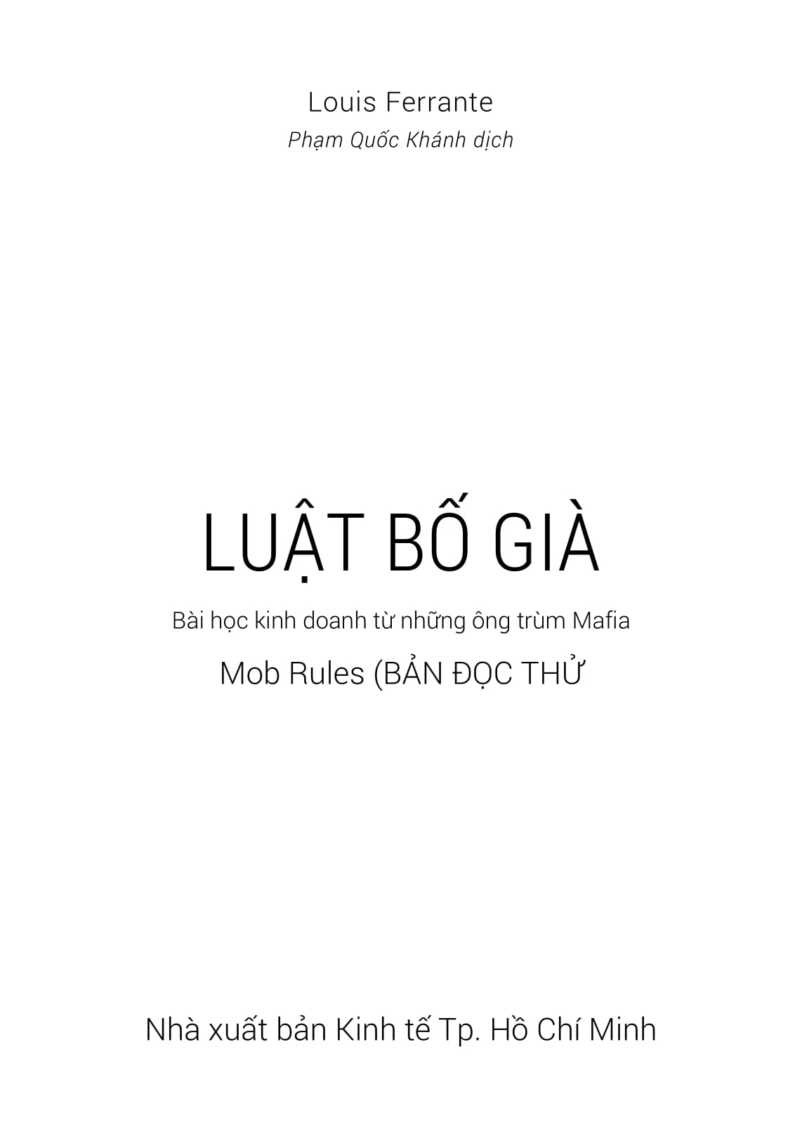 luật bố già (tái bản 2022)