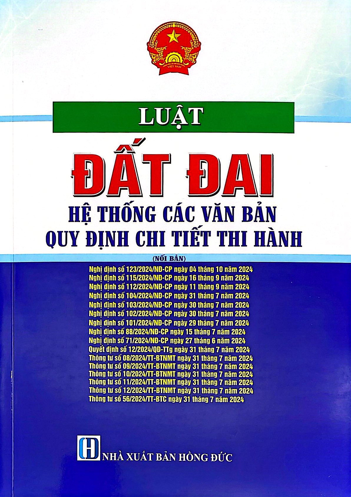 Luật Đất Đai - Hệ Thống Các Văn Bản Quy Định Chi Tiết Thi Hành