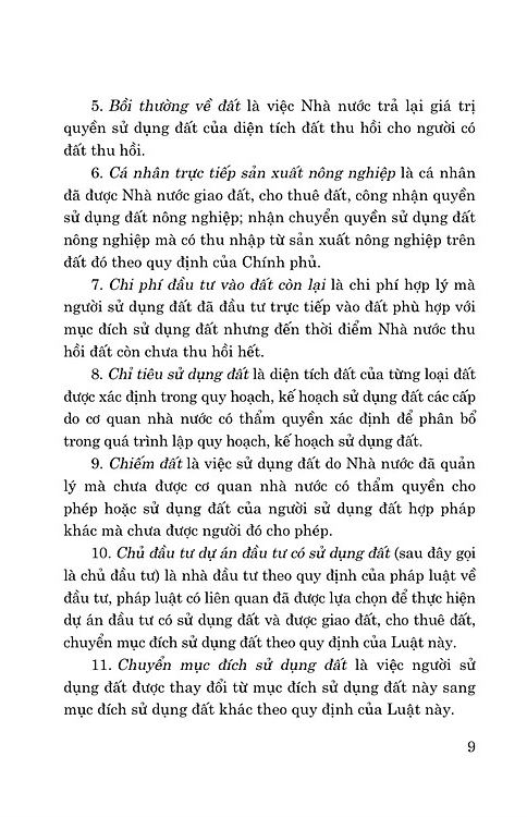 luật đất đai (sửa đổi, bổ sung năm 2024)