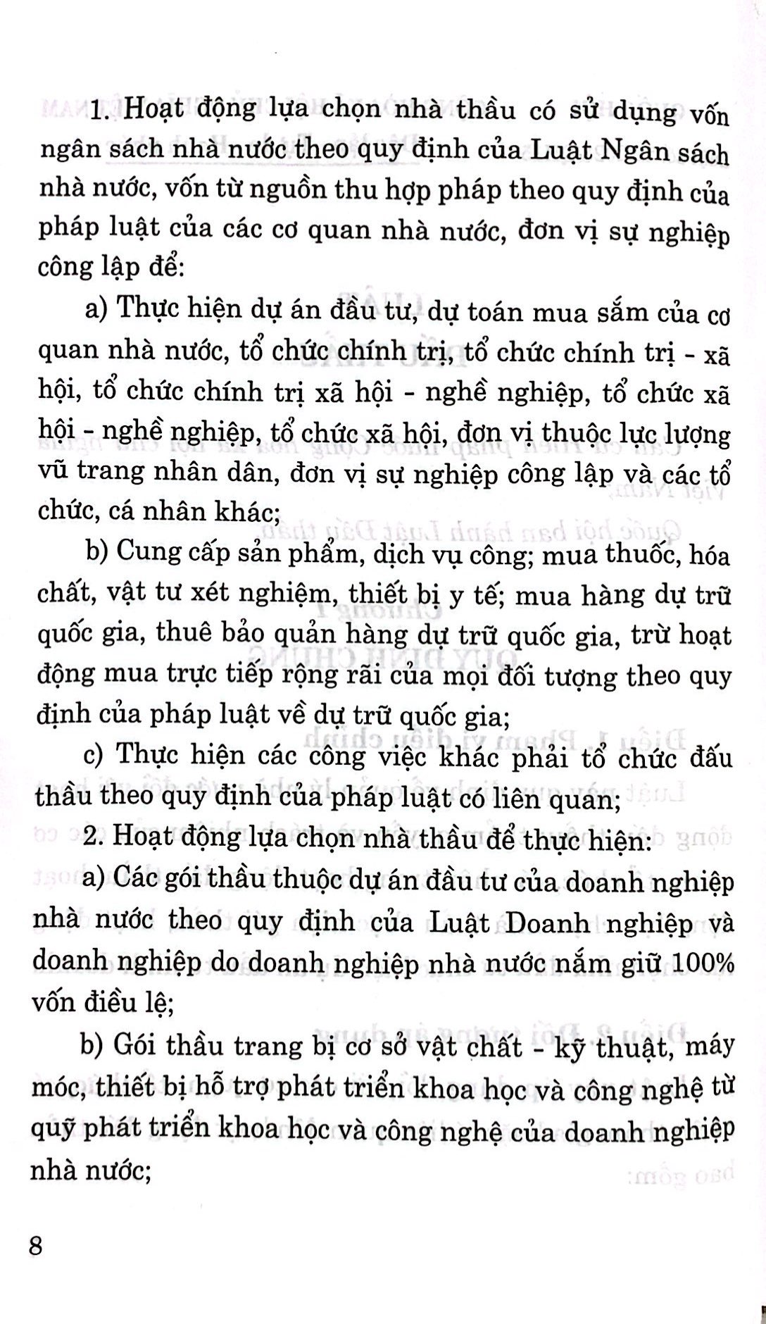 luật đấu thầu