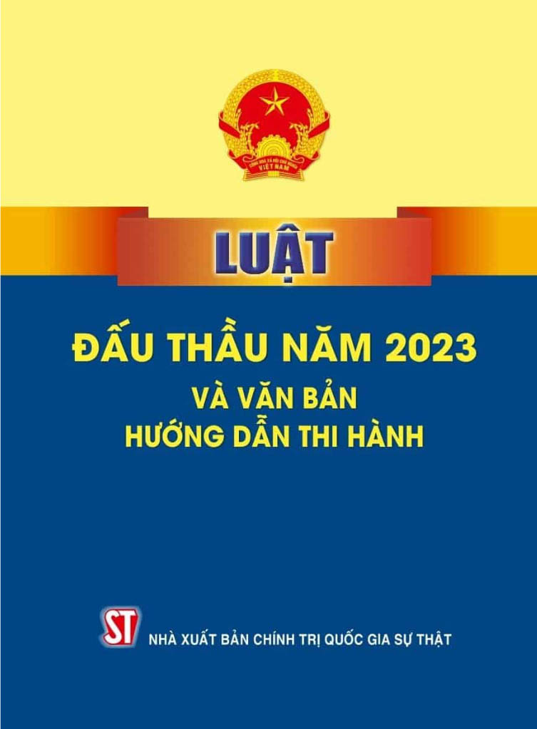 luật đấu thầu năm 2023 và văn bản hướng dẫn thi hành