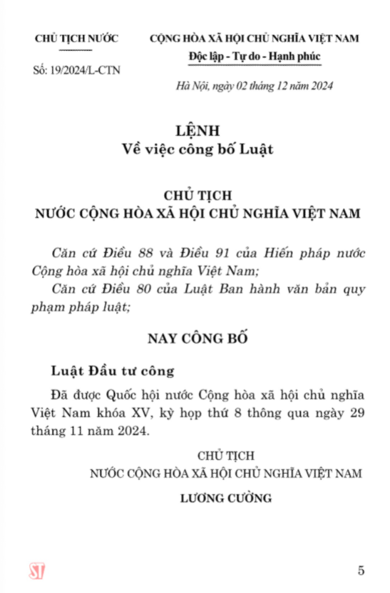 Luat Dau Tu Cong Nam 2024