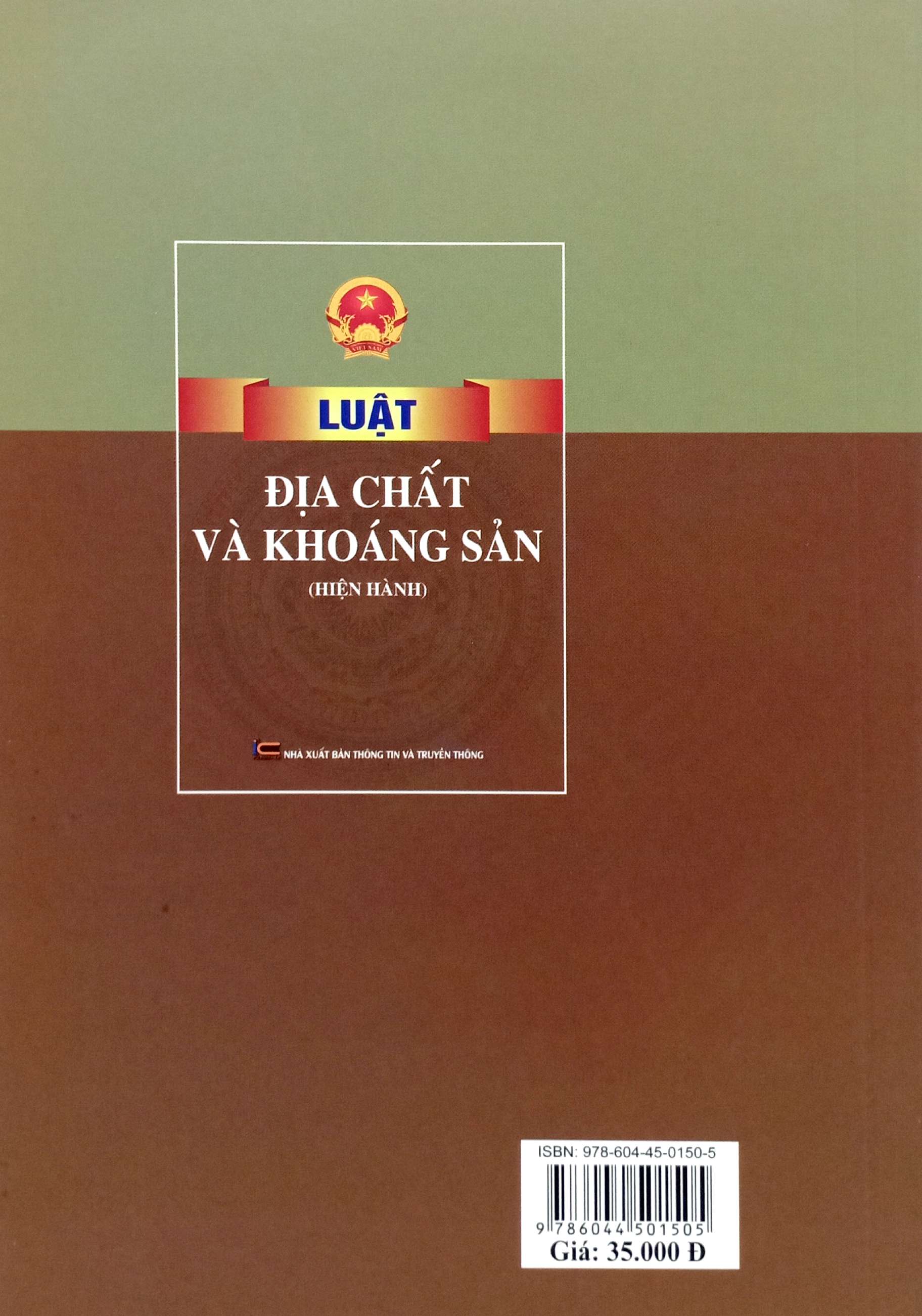Luat Dia Chat Va Khoang San (Hien Hanh)