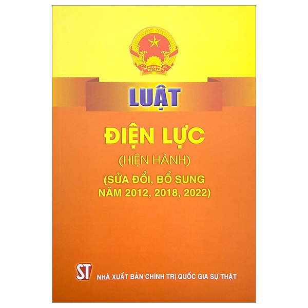 luật điện lực (hiện hành) (sửa đổi, bổ sung năm 2012, 2018, 2022)